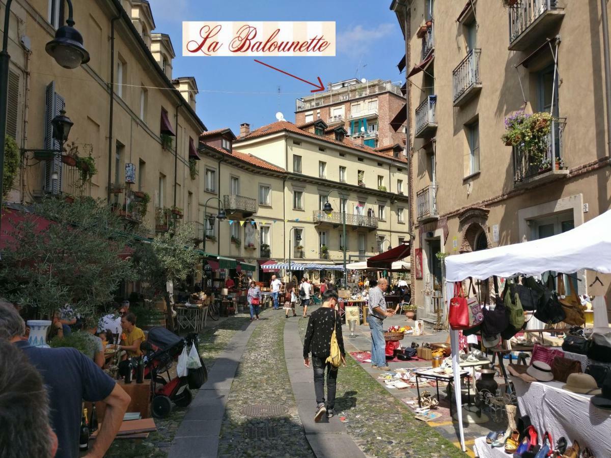 La Balounette - Pittoresco Attico Centrale Con Vista Sui Monti トリノ エクステリア 写真